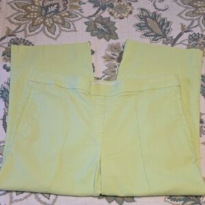 Counterparts Lime Green Wide-Leg Pull-On Pants